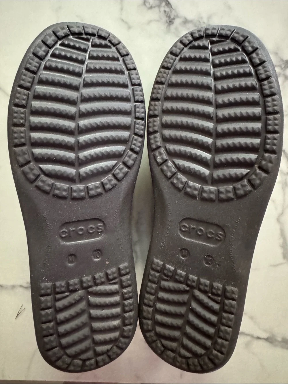 Crocs Santa Cruz Canvas Slip-Ons Loafers Men’s 10 • Brown Taupe